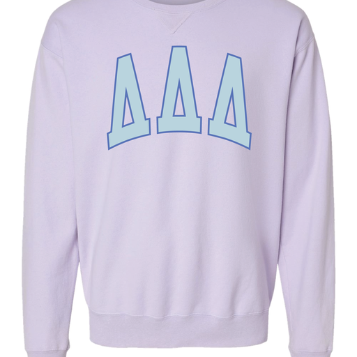 Tri Delt Varsity Letters Crewneck