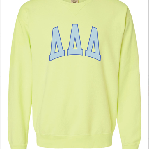 Tri Delt Varsity Letters Crewneck