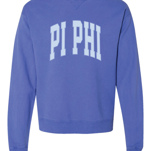 Pi Phi Varsity Letters Crewneck
