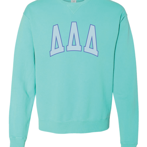 Tri Delt Varsity Letters Crewneck