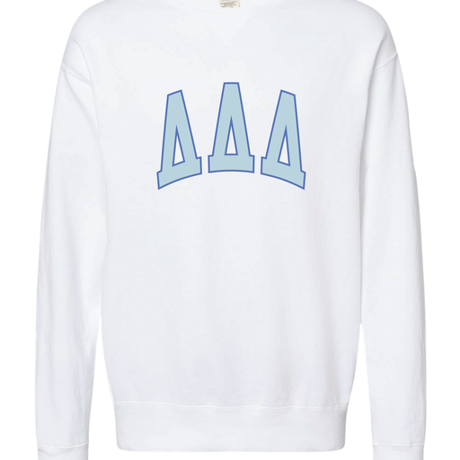 Tri Delt Varsity Letters Crewneck