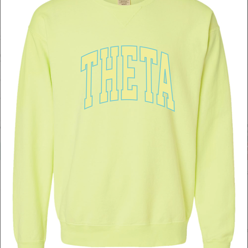Theta Varsity Letters Crewneck