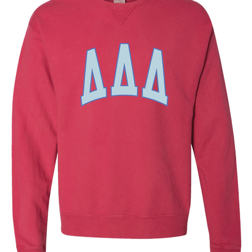 Tri Delt Varsity Letters Crewneck