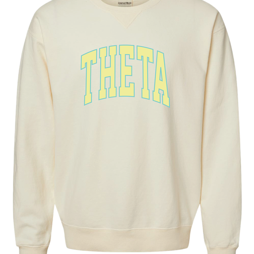 Theta Varsity Letters Crewneck