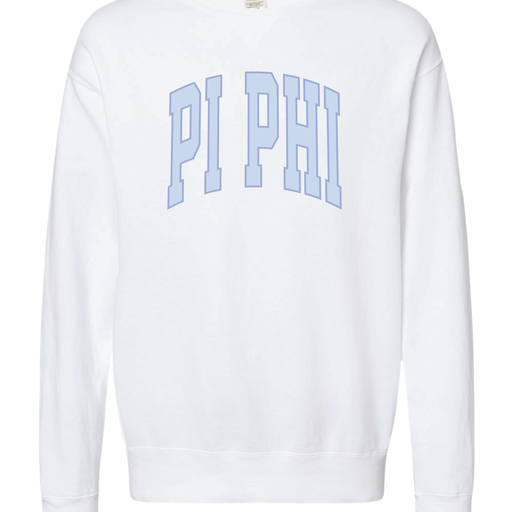 Pi Phi Varsity Letters Crewneck