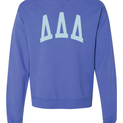 Tri Delt Varsity Letters Crewneck