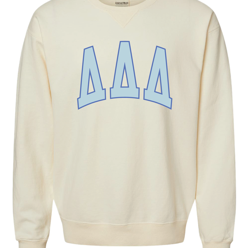 Tri Delt Varsity Letters Crewneck