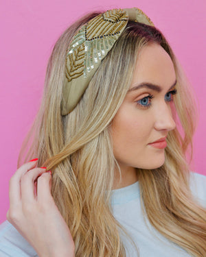 Bead & Sequin Multi Row Headband