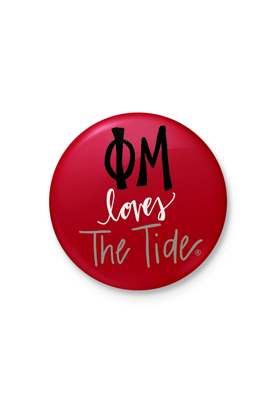 Phi MU Gameday Gear Grey Button